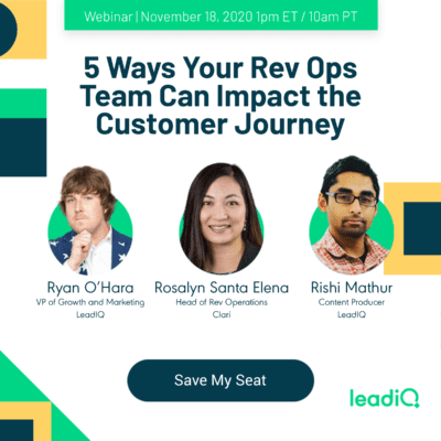 5 ways your Rev Ops Team impact the Customer Journey