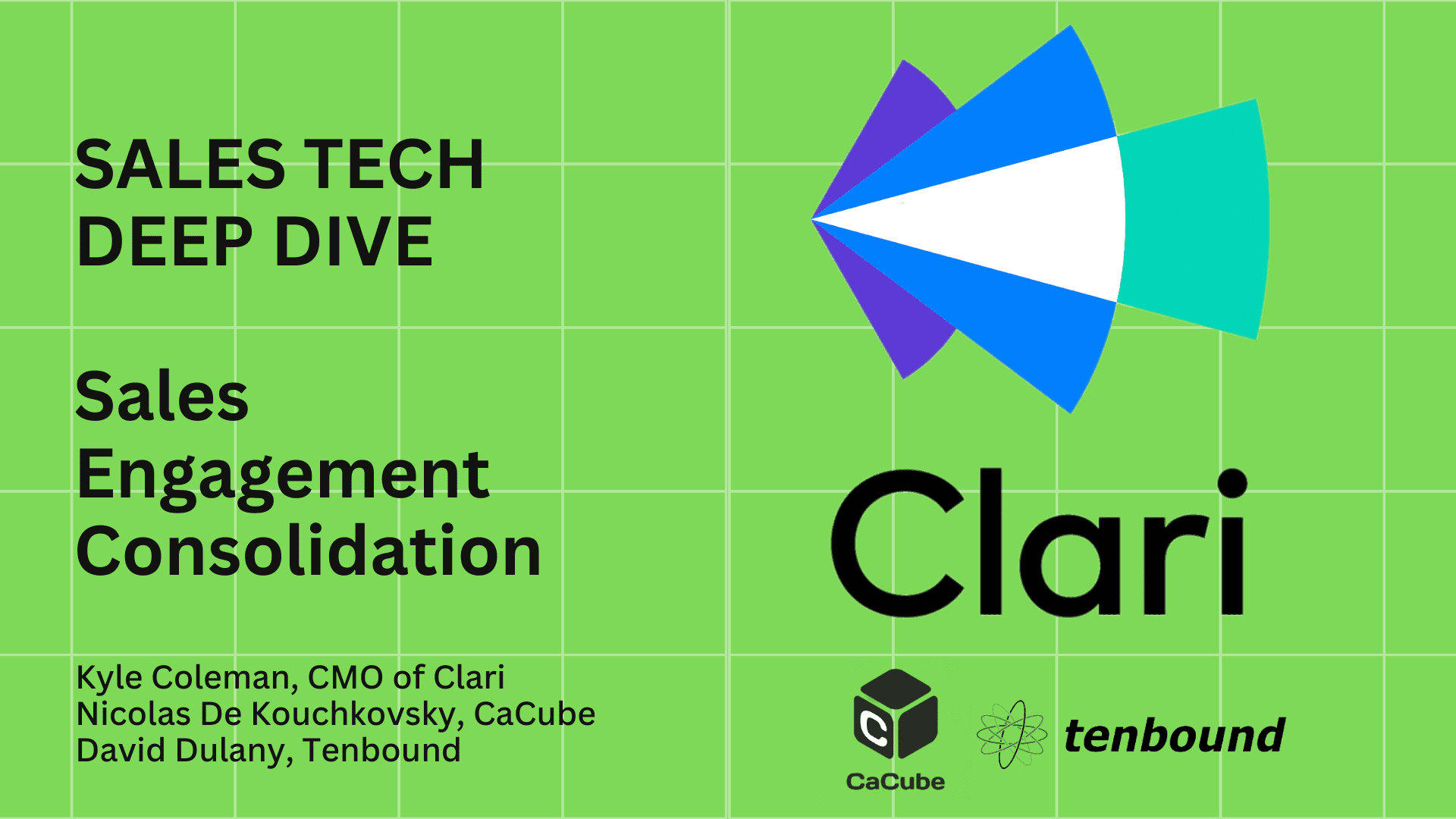 Sales Tech Deep Dive Clari Kyle Coleman
