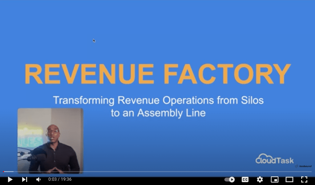 Revenue Factory at CloudTask - How to Build It Step by Step