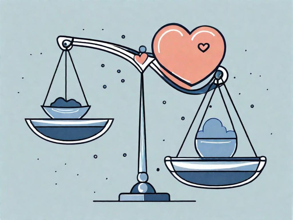 A balanced scale