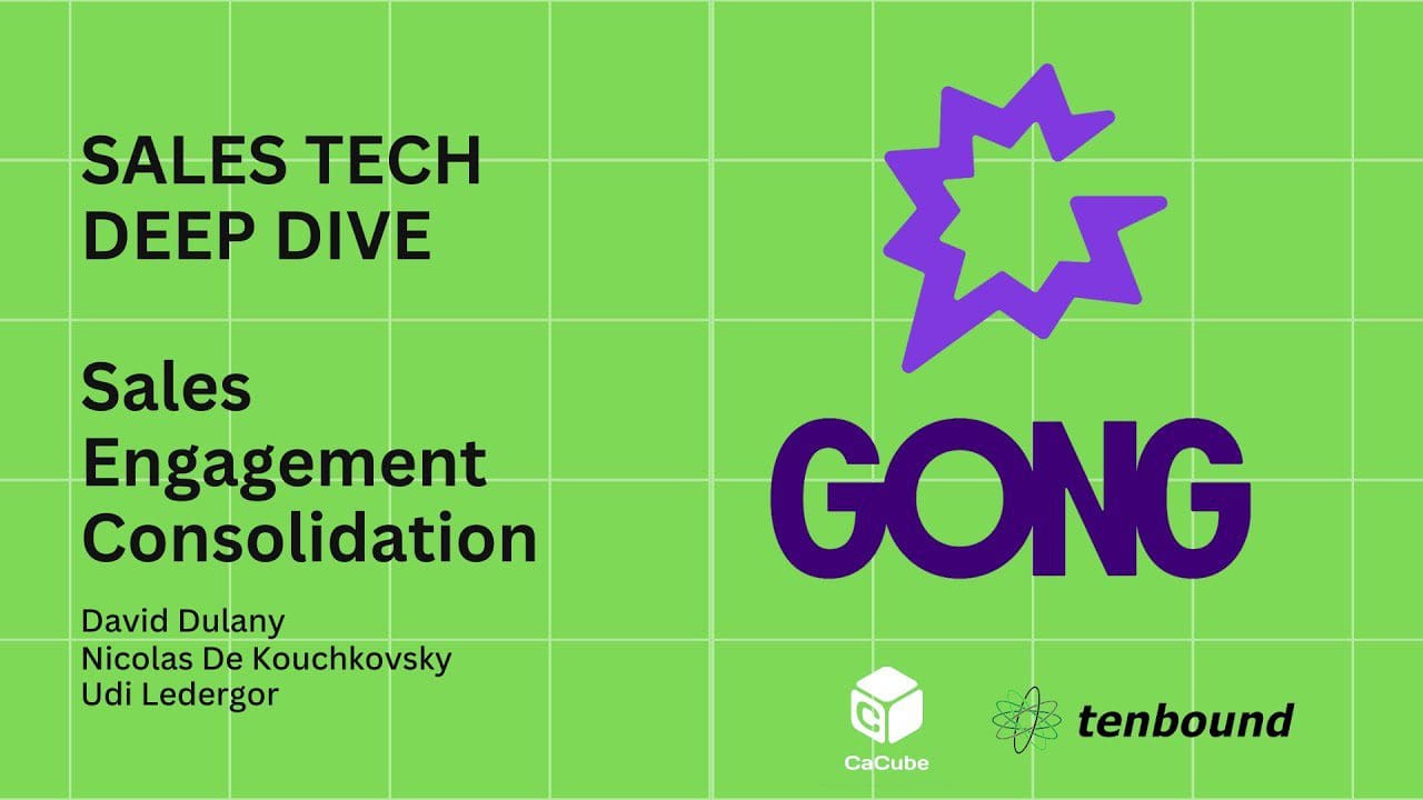 Sales Tech Deep Dive – Gong Engage